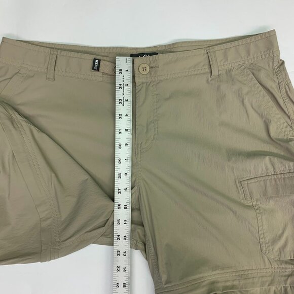 REI Co-op Women's Sahara Convertible Zip Shorts Snap Ankle Taper Pants Size‎ 16P - Picture 13 of 14